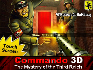 [Game java] Commando 3D: The  Mystery of the Third Reich việt hoá